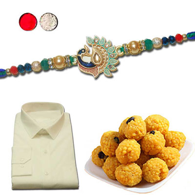"Rakhi with Shirt - code S05 - Click here to View more details about this Product